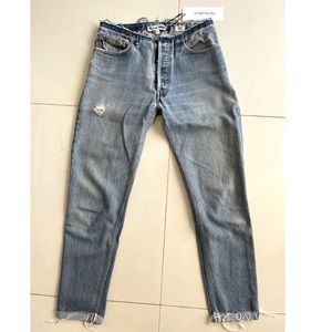 Re/done No waist jeans